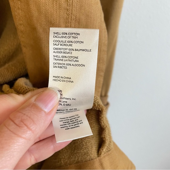 Free People Brentwood Cardigan Hooded Oversized Tan Coat Size Large - Picture 8 of 10